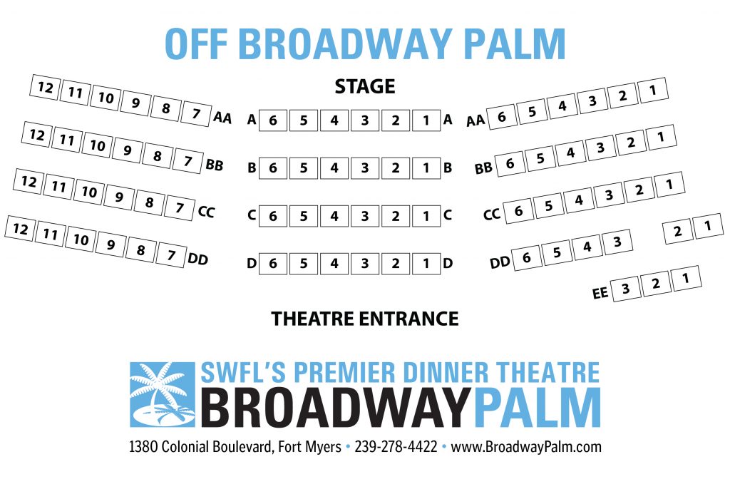Off Broadway Seating Chart Broadway Palm Dinner Theatre