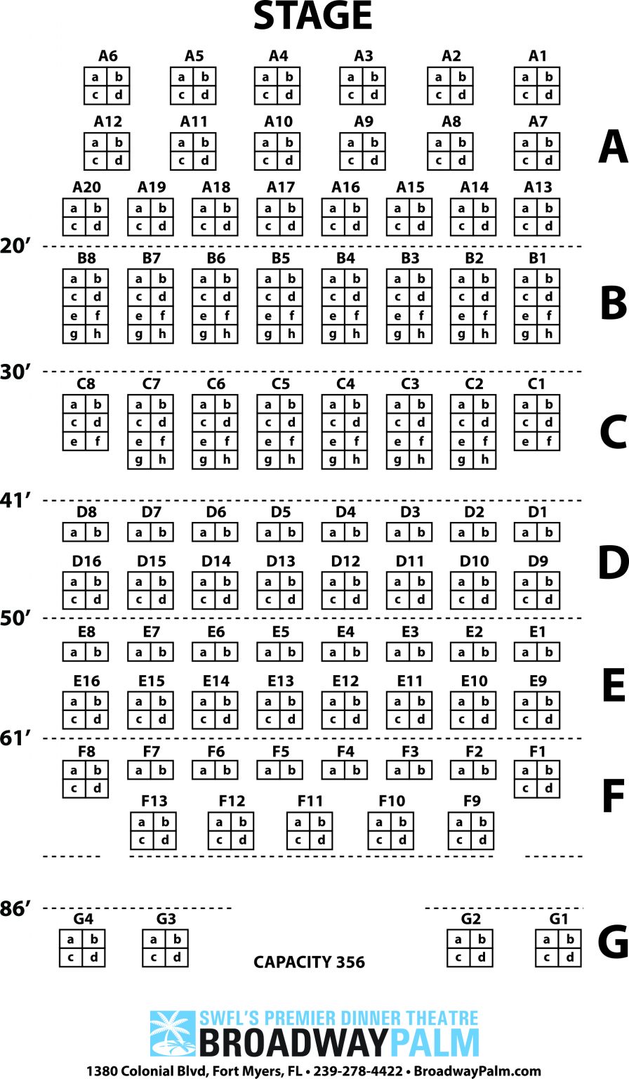 Seating Map 3-15-21 with BP info - Broadway Palm Dinner Theatre